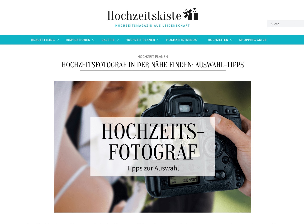 Hochzeitskiste